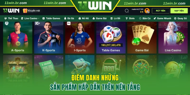 Điểm danh những sản phẩm hấp dẫn trên nền tảng